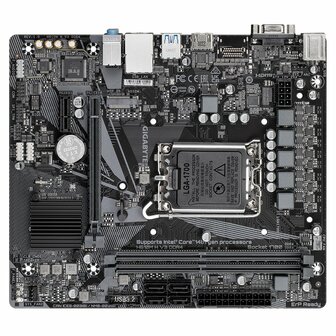 GIGABYTE H610M H V3 DDR4 | Socket LGA 1700 | Intel H610 Express | 2xDDR4 | Micro ATX | Moederbord