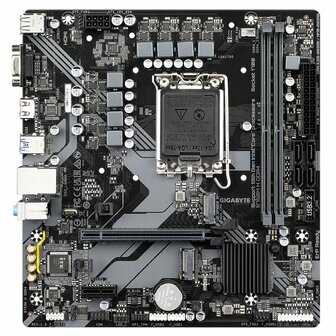 Gigabyte B760M H DDR4 | Socket LGA 1700 | Intel B760 | 4xDDR4 | Micro ATX | Moederbord