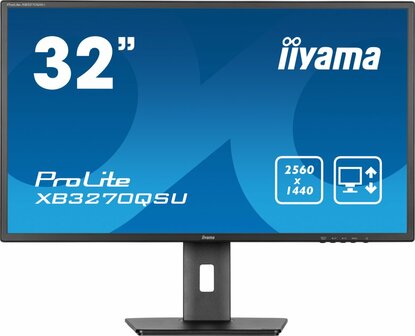 iiyama ProLite XB3270QSU-B1 32&#039;&#039; | 2560x1440 QHD IPS | 100Hz | HDMI DisplayPort | 3ms | Monitor
