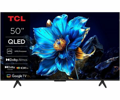 TCL 50P71K | 50&quot; 4K Ultra HD QLED Smart TV | Google TV | Dolby Vision | 60Hz (2025) | OPEN BOX