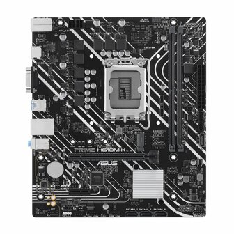 ASUS Prime H610M-K | Socket LGA 1700 | Intel H610 | 2xDDR5 | Micro-ATX | Moederbord