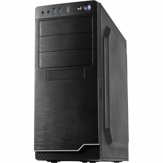 Inter-Tech IT-5916 | Midi Tower Case | 500 Watt Voeding | Zwart