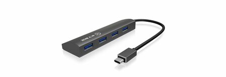ACT AC6405 | USB 3.2 Gen 1 Hub | Type-C | 5 Gbit/s | Zwart