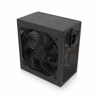 Eminent EM3908 | 600 Watt ATX Voeding | 20+4 pins | Actieve koeling | Zwart