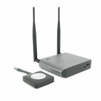ACT Aero 4K Draadloos Presentatiesysteem (AC7960) | 4K (3840x2160) | USB-C | HDMI | Plug and Play | Multi User | Split Screen