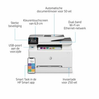 HP Color LaserJet Pro M282nw | All-in-One Laserprinter | A4 | 600 x 600 DPI | Wi-Fi | Kleur