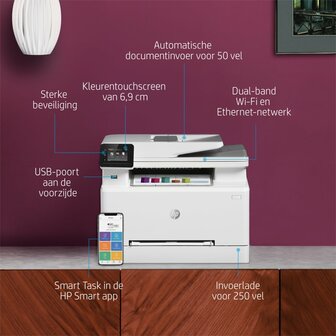 HP Color LaserJet Pro M282nw | All-in-One Laserprinter | A4 | 600 x 600 DPI | Wi-Fi | Kleur