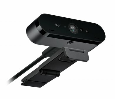 Logitech BRIO | 4K Ultra HD Webcam (13 MP) | HDR | 30 fps 4K / 60 fps Full HD | Windows Hello | USB-C