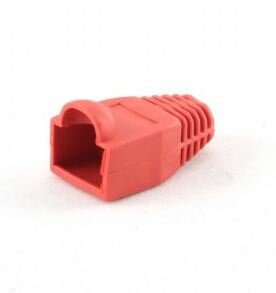 *Tule/huls voor RJ45 stekker, rood