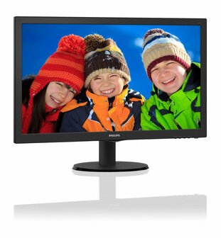 Philips 243V5QHSBA/00 23.6&quot; Full HD MVA Zwart LED display