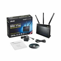 ASUS RT-AC68U Dual-band (2.4 GHz / 5 GHz) Gigabit Ethernet Zwart