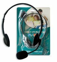 Eminent Headset with Microphone Stereofonisch Zwart hoofdtelefoon