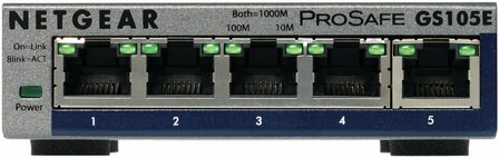 Netgear ProSafe Plus 5 Port Gigabit Ethernet Switch