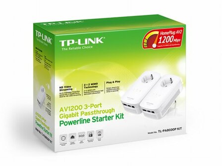 TP-LINK TL-PA8030PKIT PowerLine-netwerkadapter
