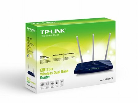 TP-LINK Archer C58 Dual-band (2.4 GHz / 5 GHz) Fast Ethernet Blauw