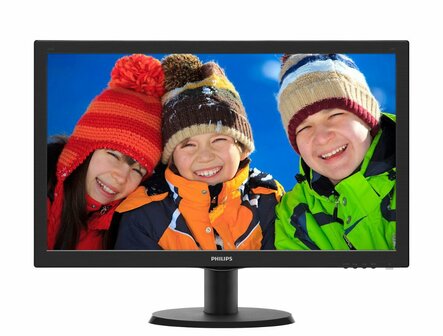 Philips 243V5QHSBA/00 23.6&quot; Full HD MVA Zwart computer monitor LED display