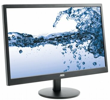 AOC E2270SWHN 21.5&quot; Zwart Full HD Matt LED display