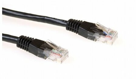 Ewent netwerkkabel | Cat6 | U/UTP (UTP) | 1 m | Zwart