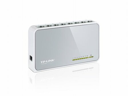 TP-LINK TL-SF1008D Unmanaged Fast Ethernet (10/100) Wit