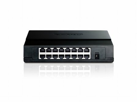 TP-LINK TL-SF1016D Unmanaged Fast Ethernet (10/100) Wit