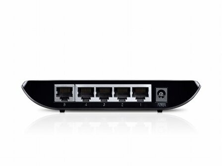 TP-LINK TL-SG1005D Unmanaged Gigabit Ethernet (10/100/1000) Zwart