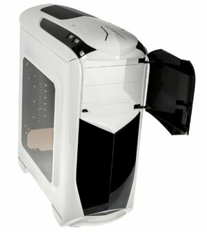 *Aviator midi Tower Gaming Case - White