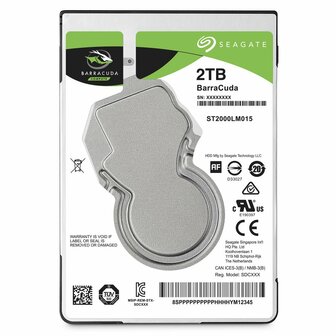 Seagate Barracuda 2.5&quot; 2.5&quot; 2000 GB SATA III