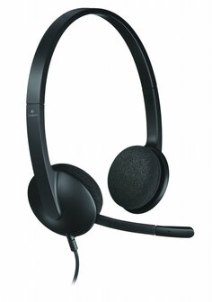 Logitech H340 | Bedraade On-Ear USB Headset | Zwart