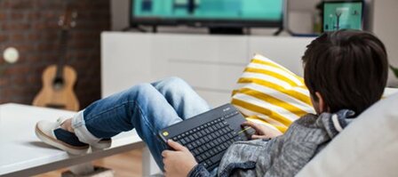 Logitech K400 | Draadloos Toetsenbord met Touchpad | QWERTY
