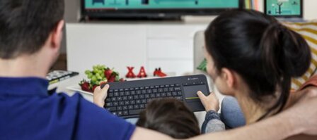Logitech K400 | Draadloos Toetsenbord met Touchpad | QWERTY