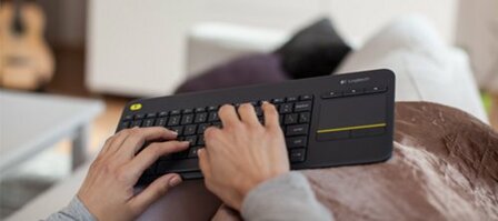 Logitech K400 | Draadloos Toetsenbord met Touchpad | QWERTY