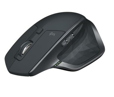 Logitech MX Master 2S | Draadloze Muis | RF-Draadloos + Bluetooth | 4000 DPI | Grafiet