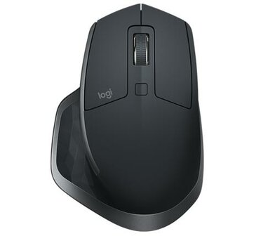 Logitech MX Master 2S | Draadloze Muis | RF-Draadloos + Bluetooth | 4000 DPI | Grafiet