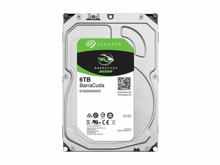 Seagate Barracuda HDD 3.5&quot; | 6TB SATA III | 5600RPM