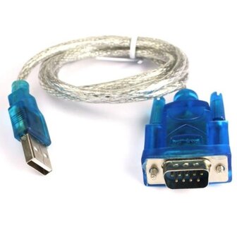 *USB naar 9-pins serieel RS-232 adapter-0.80cm , transparent