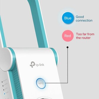 TP-LINK RE365 Netwerkrepeater Wit 10, 100 Mbit/s