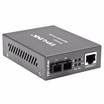 TP-LINK MC210CS netwerk media converter 1000 Mbit/s 1310 nm Single-mode Zwart