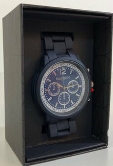 Enzo Tempo Milano heren horloge mat donkerblauw