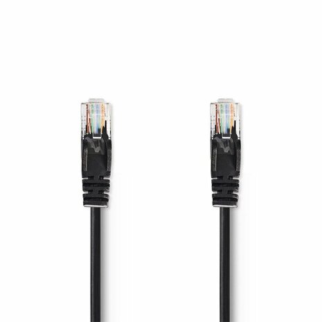 Nedis U/UTP Cat 5E Netwerkkabel | 5 m | Zwart