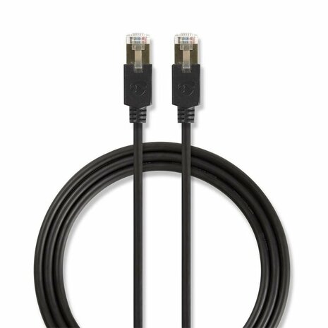 Nedis F/UTP Cat 6 Netwerkkabel | 2 m | Zwart