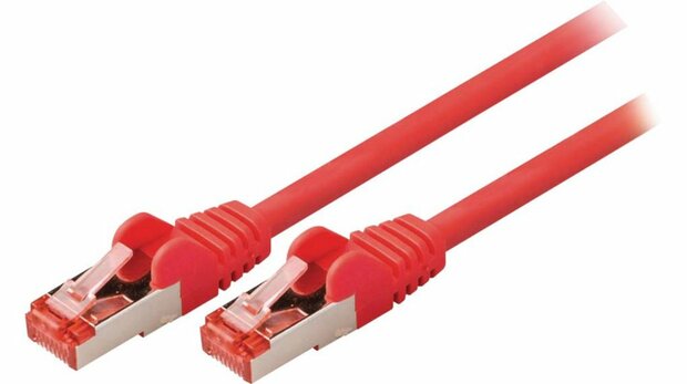 Nedis netwerkkabel | Cat6 | S/FTP (S-STP) | 2 m | Rood | CCGP85221RD20