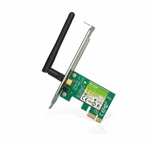 TP-LINK TL-WN781ND | Wi-Fi 4 PCI Express Adapter | Intern WLAN | 150 Mbps | Zwart