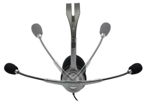 Logitech H111 | On-Ear Bedraade 3,5mm Koptelefoon met Microfoon | Grijs