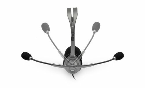 Logitech H110 | On-Ear Bedraade 3,5mm Koptelefoon met Microfoon | Zwart/Zilver