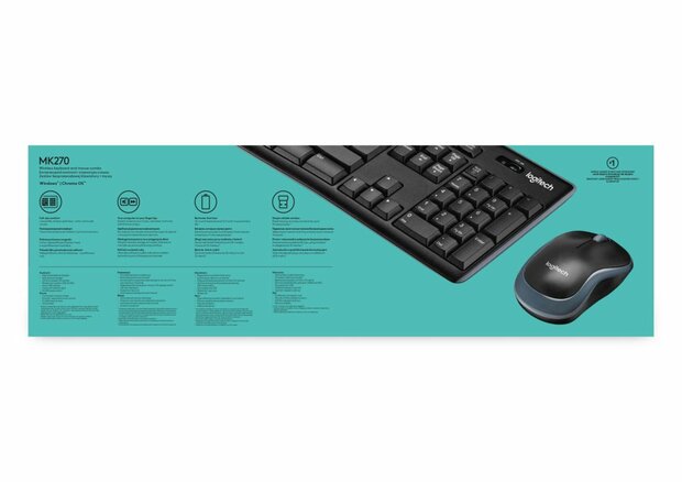 Logitech Ret. Wireless Desktop MK270