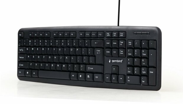 Gembird KB-U-103 | Bedraad Toetsenbord | QWERTY