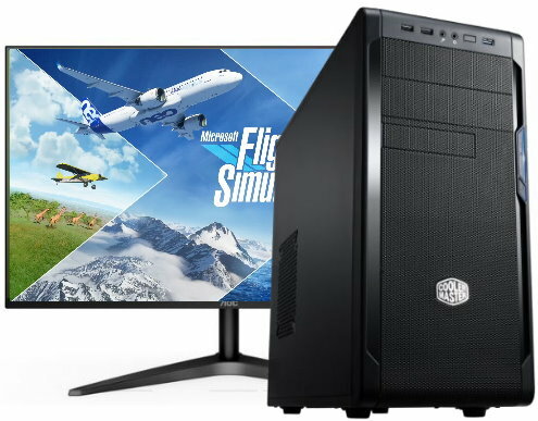 De Flight Simulator Intel i7-9700 8core/16GB/GTX1660 6GB, 480GBSSD, 2TB sata