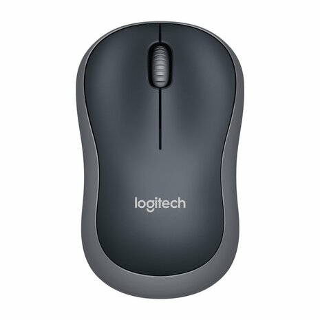Logitech M185 | Ambidextrous Muis | RF-Draadloos | 4000 DPI | Swift Grey