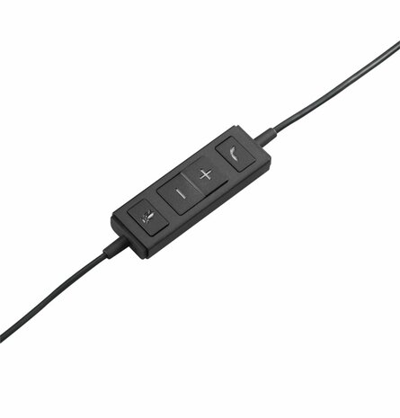 Logitech H570e | Bedraade On-ear Mono Headset | USB-A | Zwart