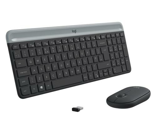 Logitech MK470 toetsenbord RF Draadloos QWERTY US International Grafiet